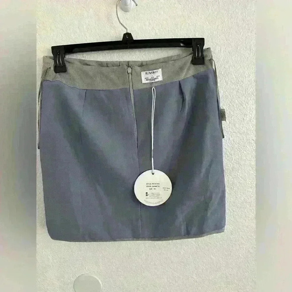 Runaway Faux Suede Jackie Mini Skirt Size 8 - Picture 15 of 15